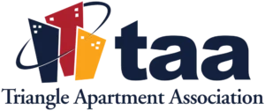 logo for triangle apartment association (taa)