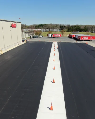 during/after coca cola industrial project in charlotte, nc