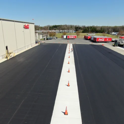 during/after coca cola industrial project in charlotte, nc