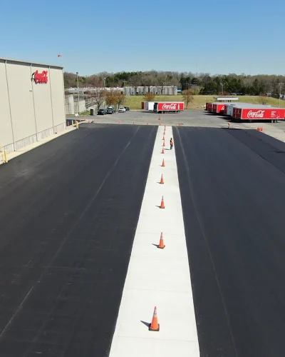 during/after coca cola industrial project in charlotte, nc