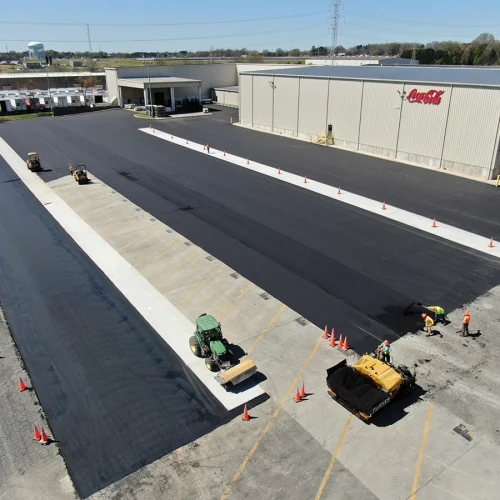 during/after coca cola industrial project in charlotte, nc