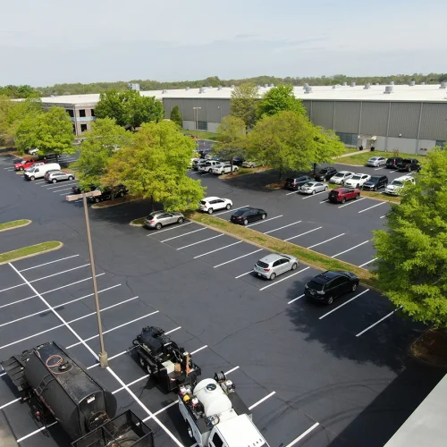 after industrial sealcoating project in antioch, tn
