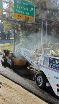 city highway being paved