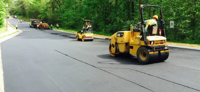 Turner Asphalt Contractors repairing asphalt